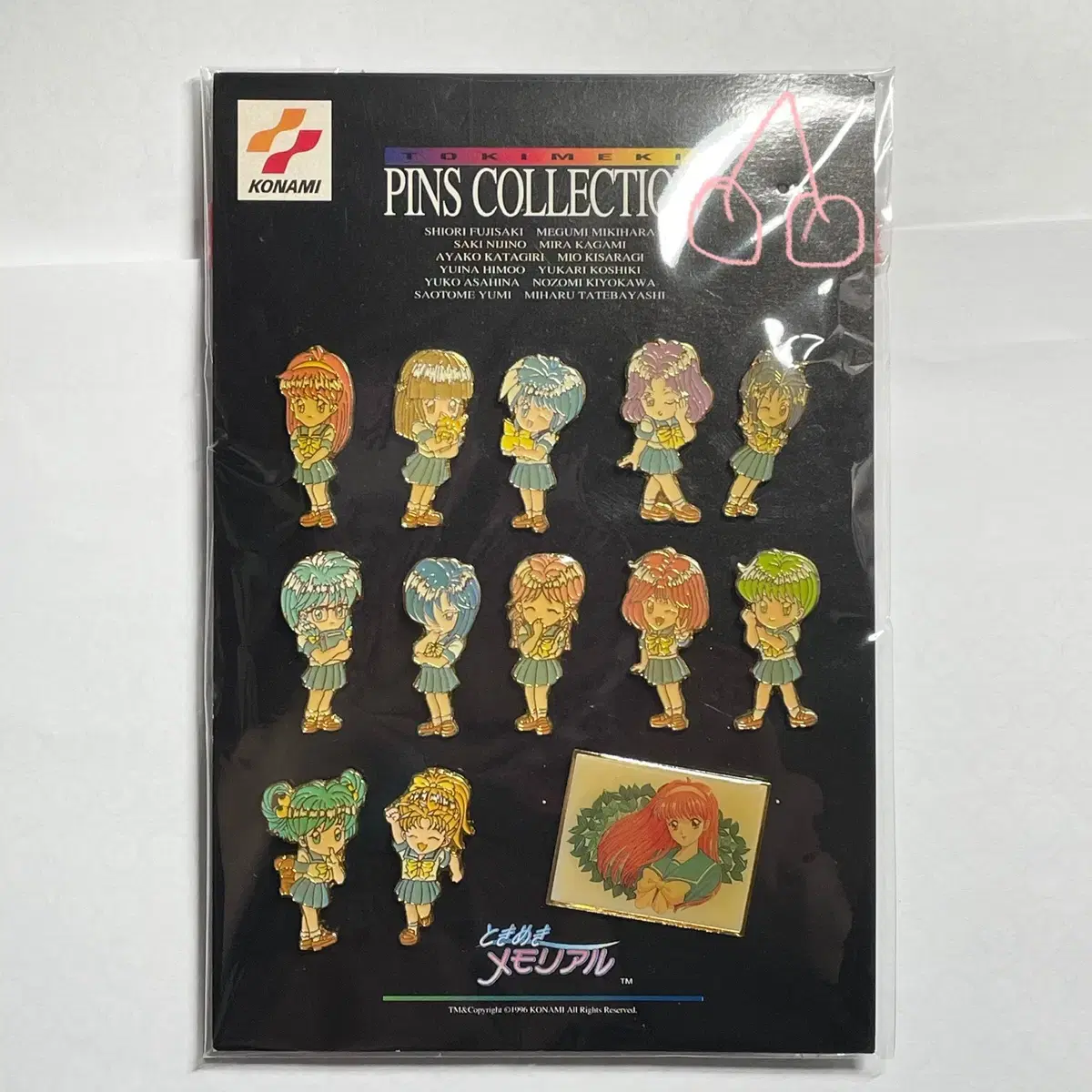 Tokimeki Memorial Pin Collection / Classic Bishoujo Pin Badge