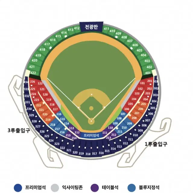 KBO 포스트시즌 KBO 포스트시즌 3차전 중앙스카이존 연석