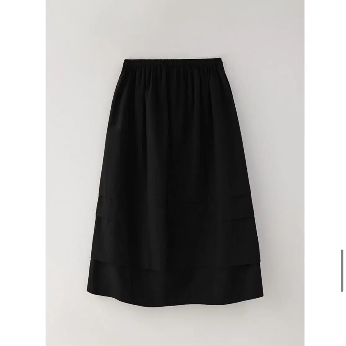 낫띵리튼 toui layered skirt 코튼 스커트