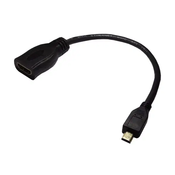 케이블형 HDMI to Micro HDMI F/M 젠더 0.15m