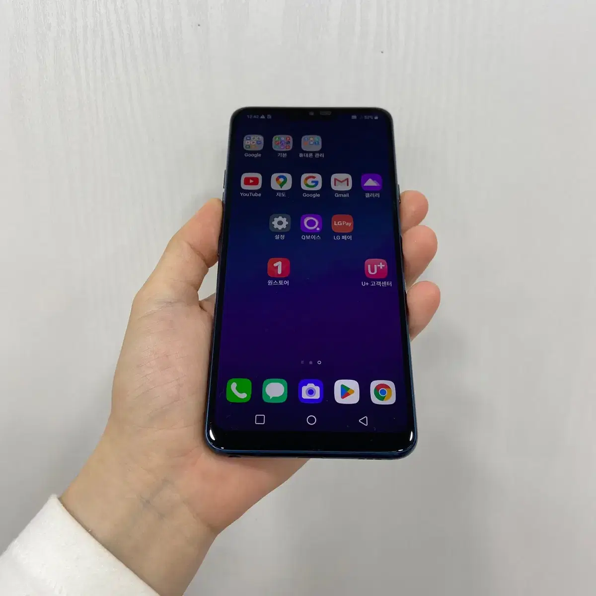 G7+ThinQ 블루 128GB 부산 중고폰 팝니다 22860