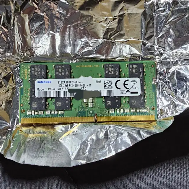 노트북용 ddr4 (16 x 2) 32gb  택포