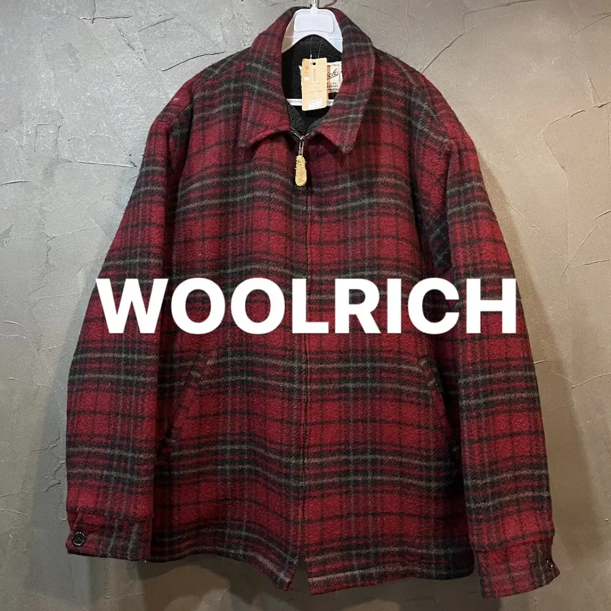 [XL] WOOLRICH 울리치 타탄 체크 울 자켓