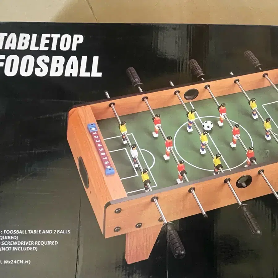 어린이와 성인을 위한 스포츠 FOOSBALL 레트로 게임기 테이블 - 게