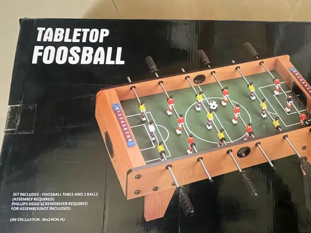 어린이와 성인을 위한 스포츠 FOOSBALL 레트로 게임기 테이블 - 게