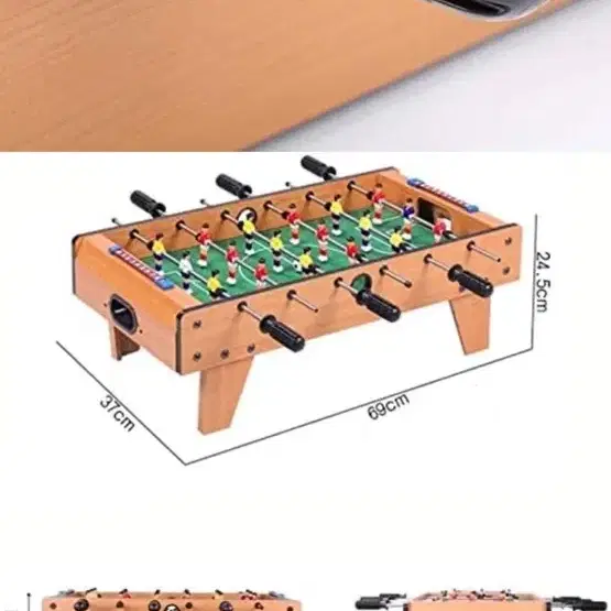 어린이와 성인을 위한 스포츠 FOOSBALL 레트로 게임기 테이블 - 게