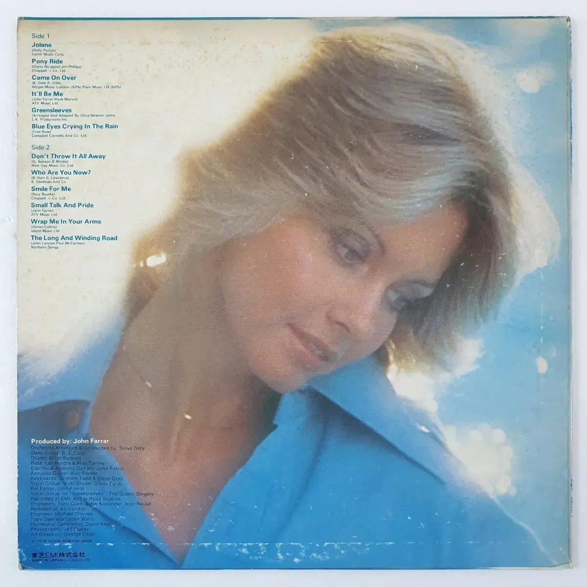 (일본LP) Olivia Newton John - Come On Over