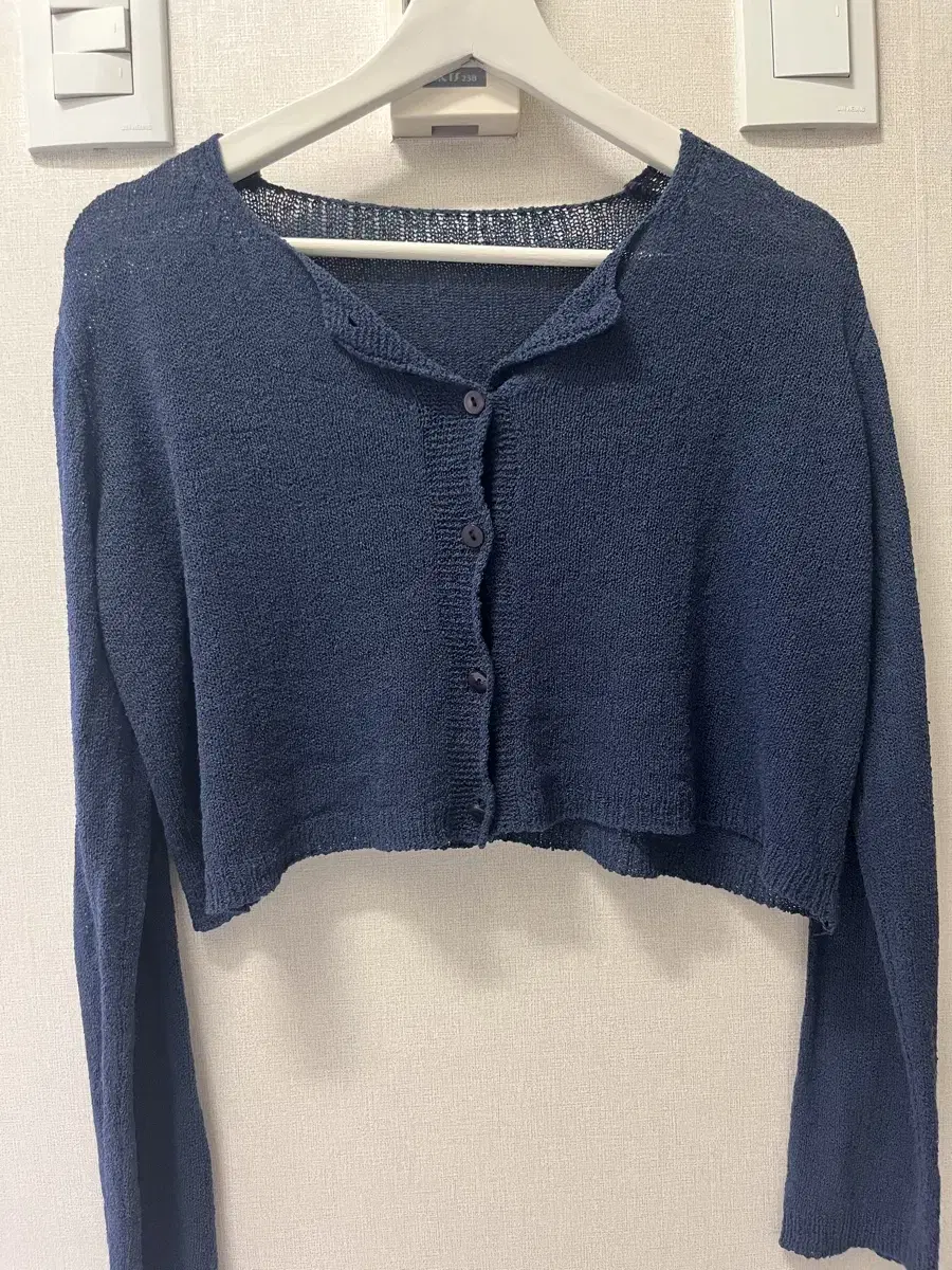 Navy cardigan