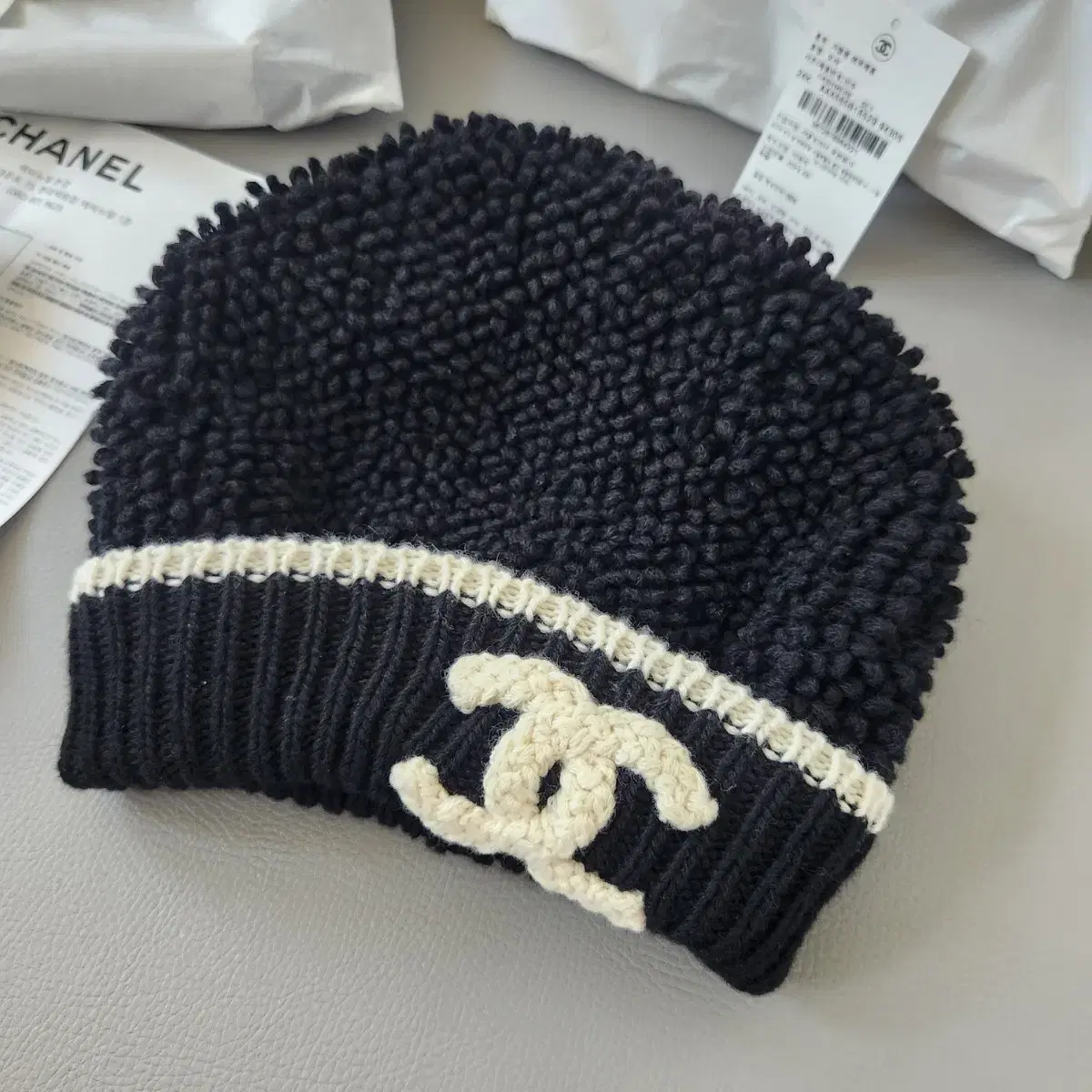 25c Chanel Beanie Cashmere AAA585 New Product Original Invoice