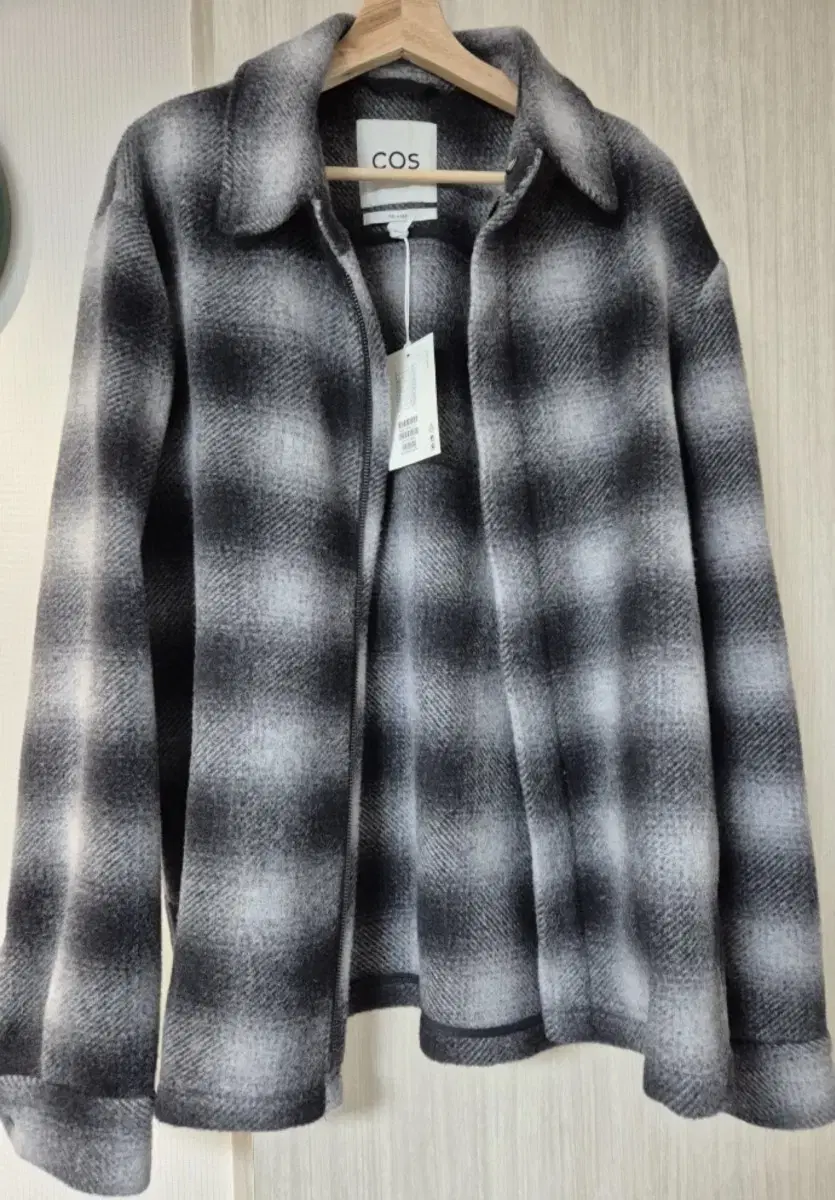 Cos cos wool check jacket size L