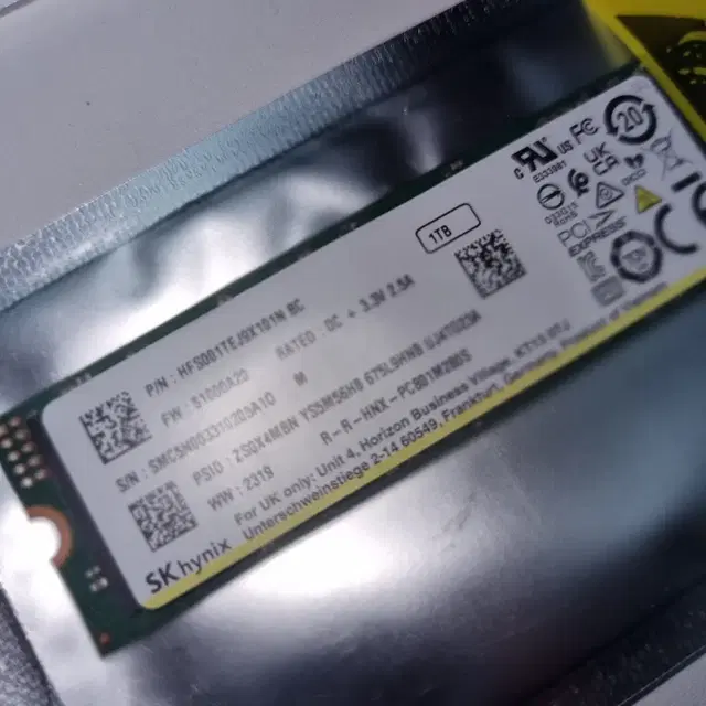 SK 하이닉스 SSD PC801 1TB(P41 OEM)