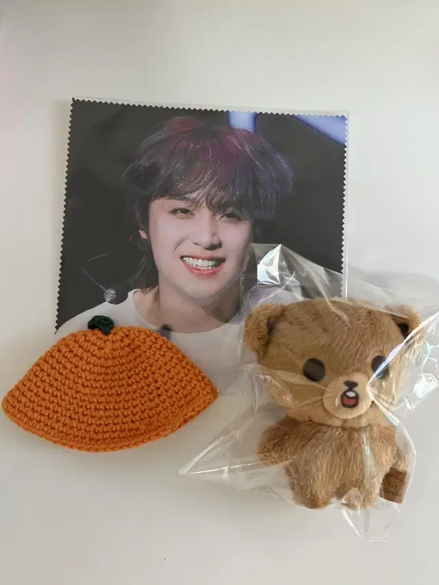 엔시티 127 드림 해찬 10cm 인형 곰도 이곰도 보름달 안경닦이 모자