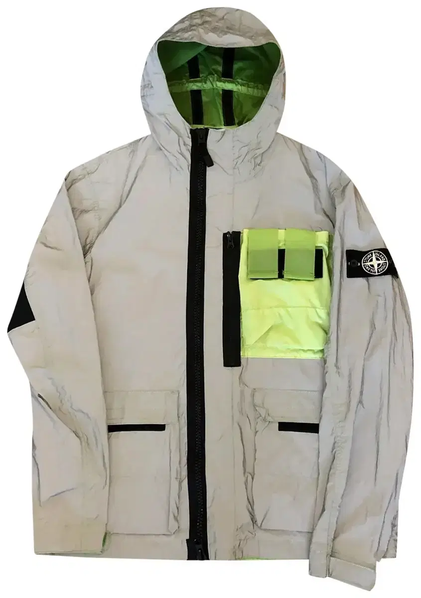 Stone Island Reflective Musolagomata Hooded Jumper