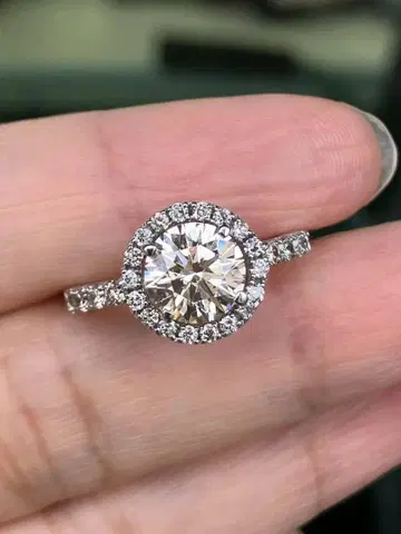 PT 다이아몬드 대형 싱글 볼 1.639ct 반지 새상품 감정서 포함