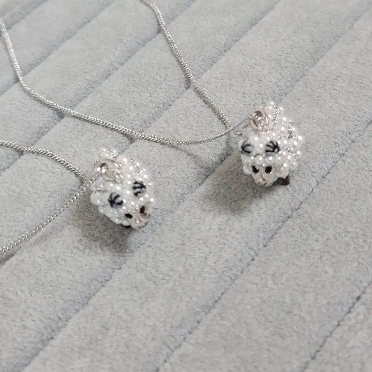 [blingjungwon] cute sheep pendant pearl necklace