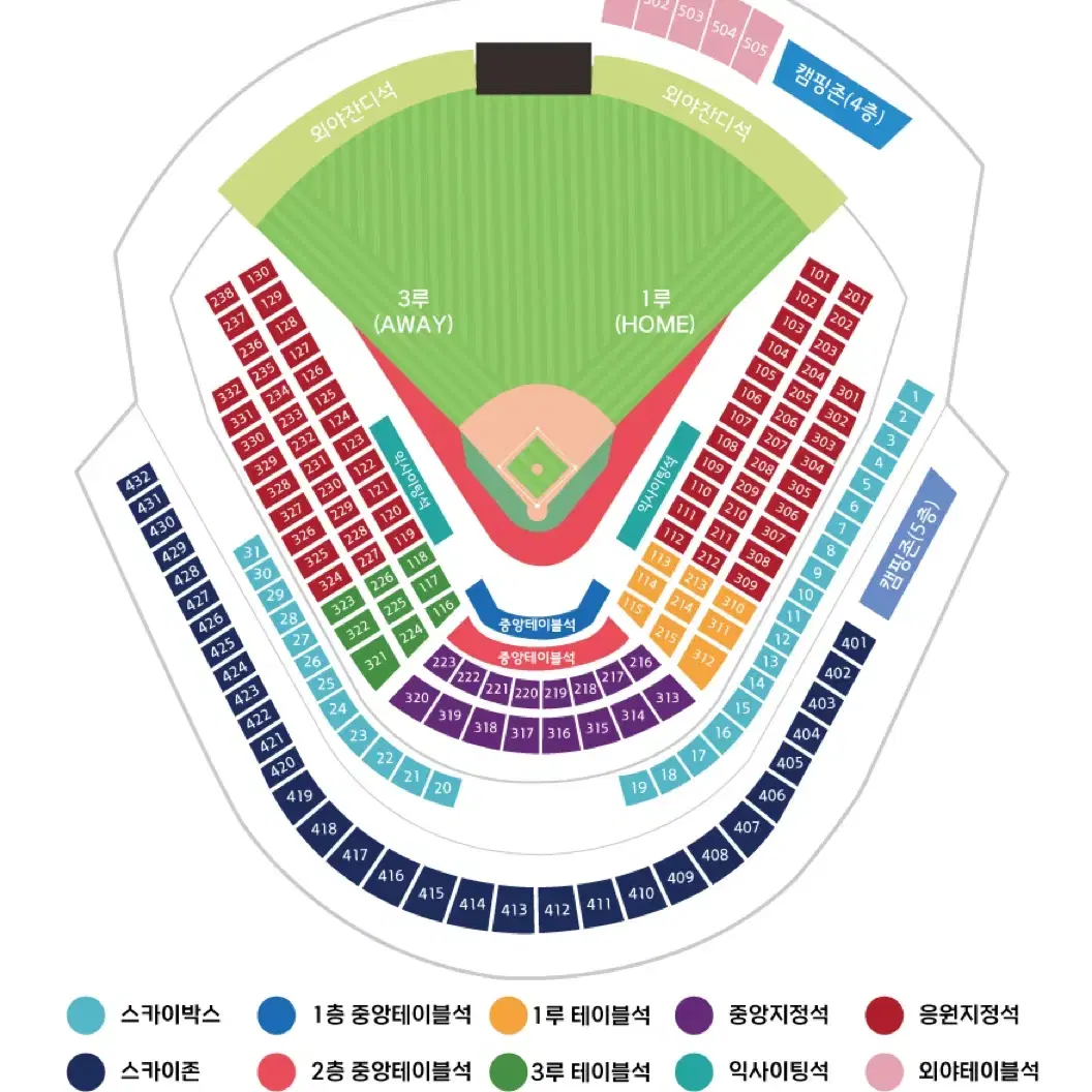 준플레이오프 3루 응원지정석 237블럭 2연석 LG KT