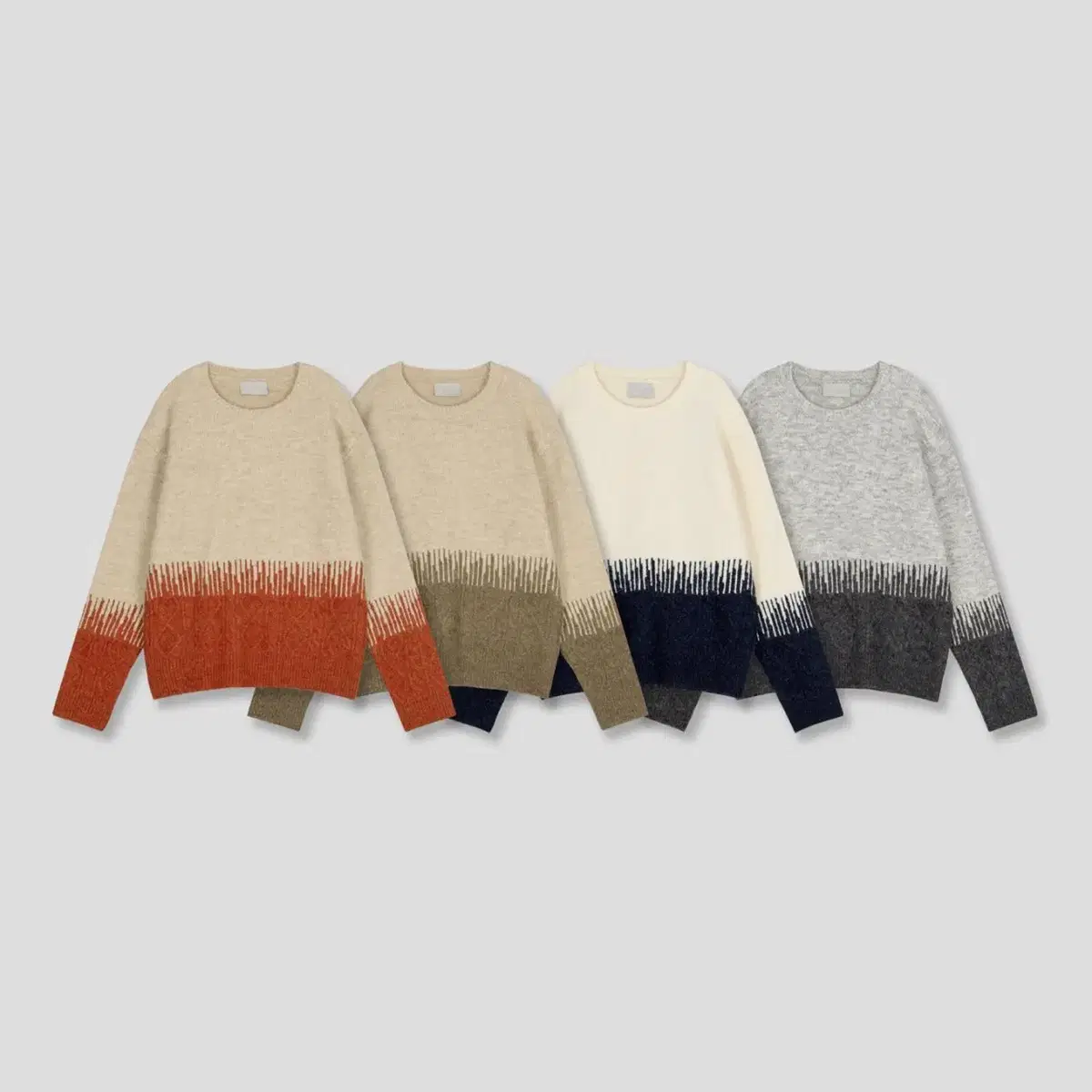 GC K5702 LEA Half Round Knit 4color