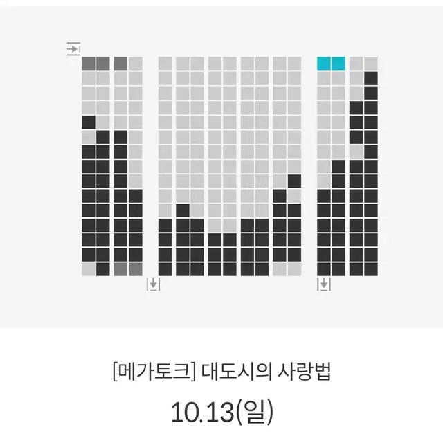 [A열] 대도시의 사랑법 메가토크 코엑스 10/13 메가박스