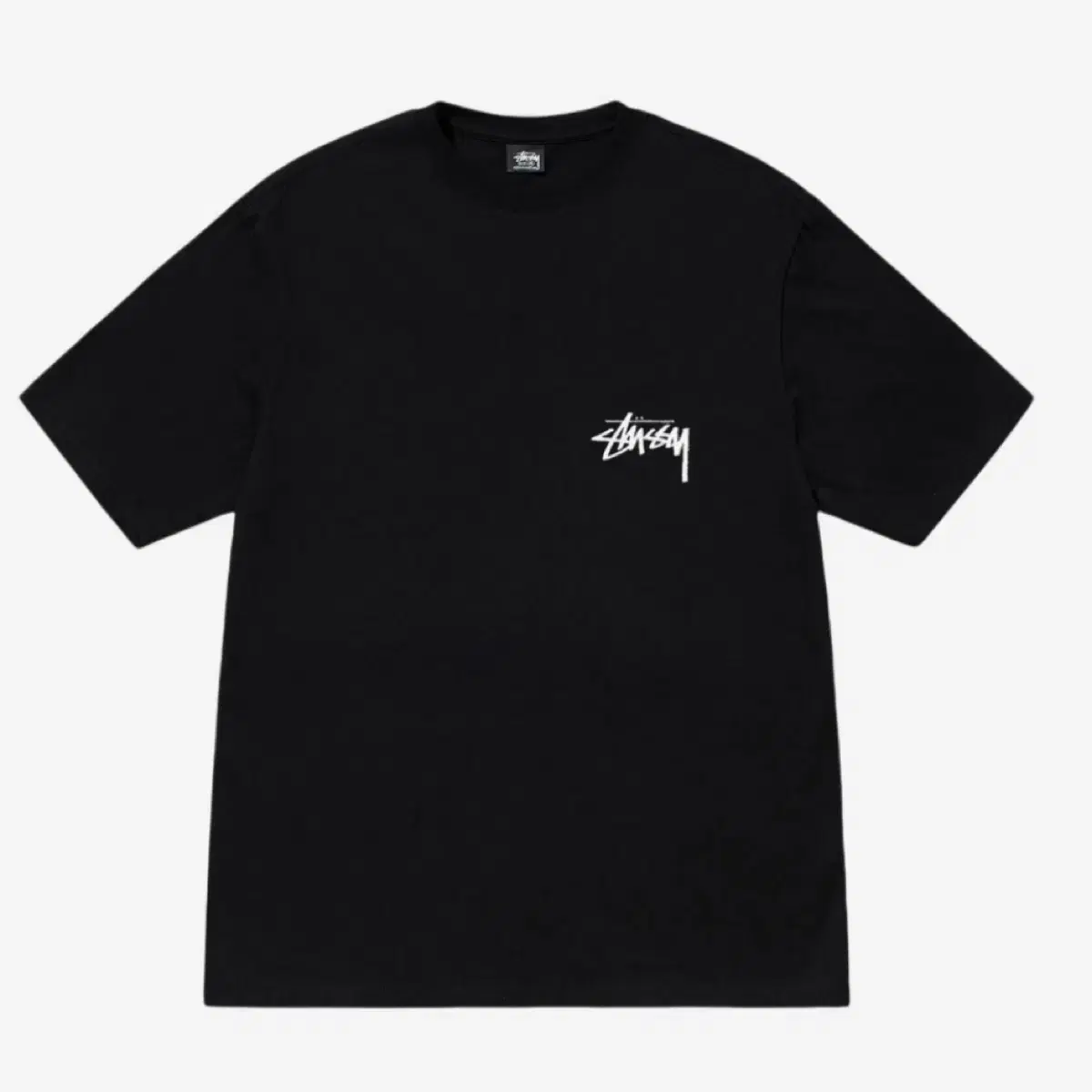 스투시 STUSSY 체인 링크 반소매 티셔츠 블랙 M