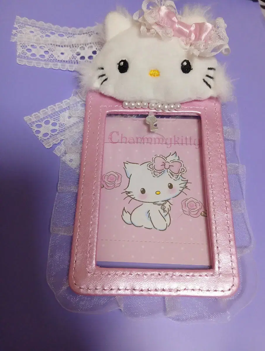 San Rio Chamikitty photocard holder kitty