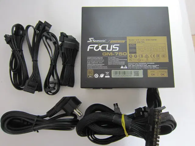 시소닉 FOCUS GOLD GM-750 모듈러 (AS 2026년 12월)