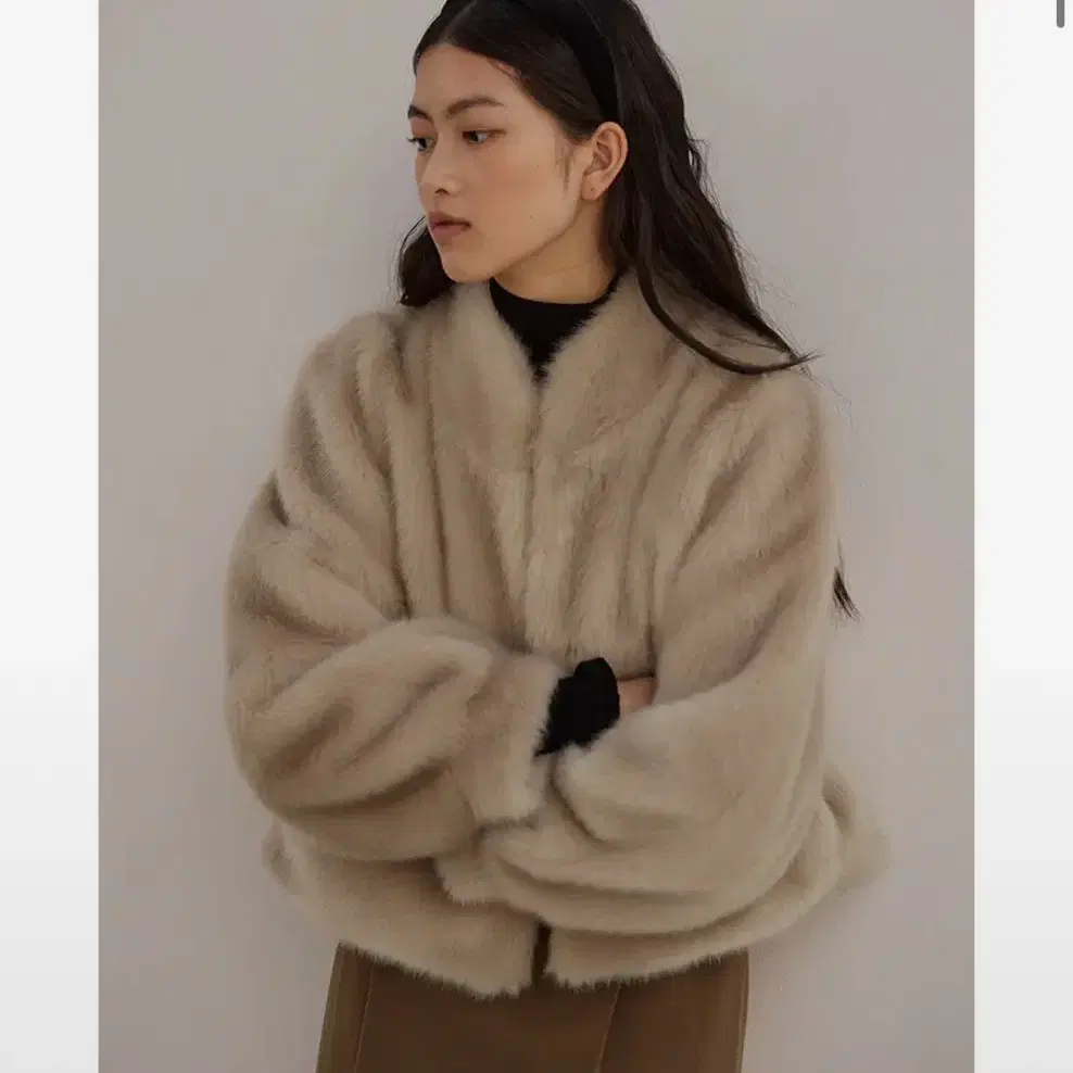 망고매니플리즈 BALLEN ECO FUR JACKET