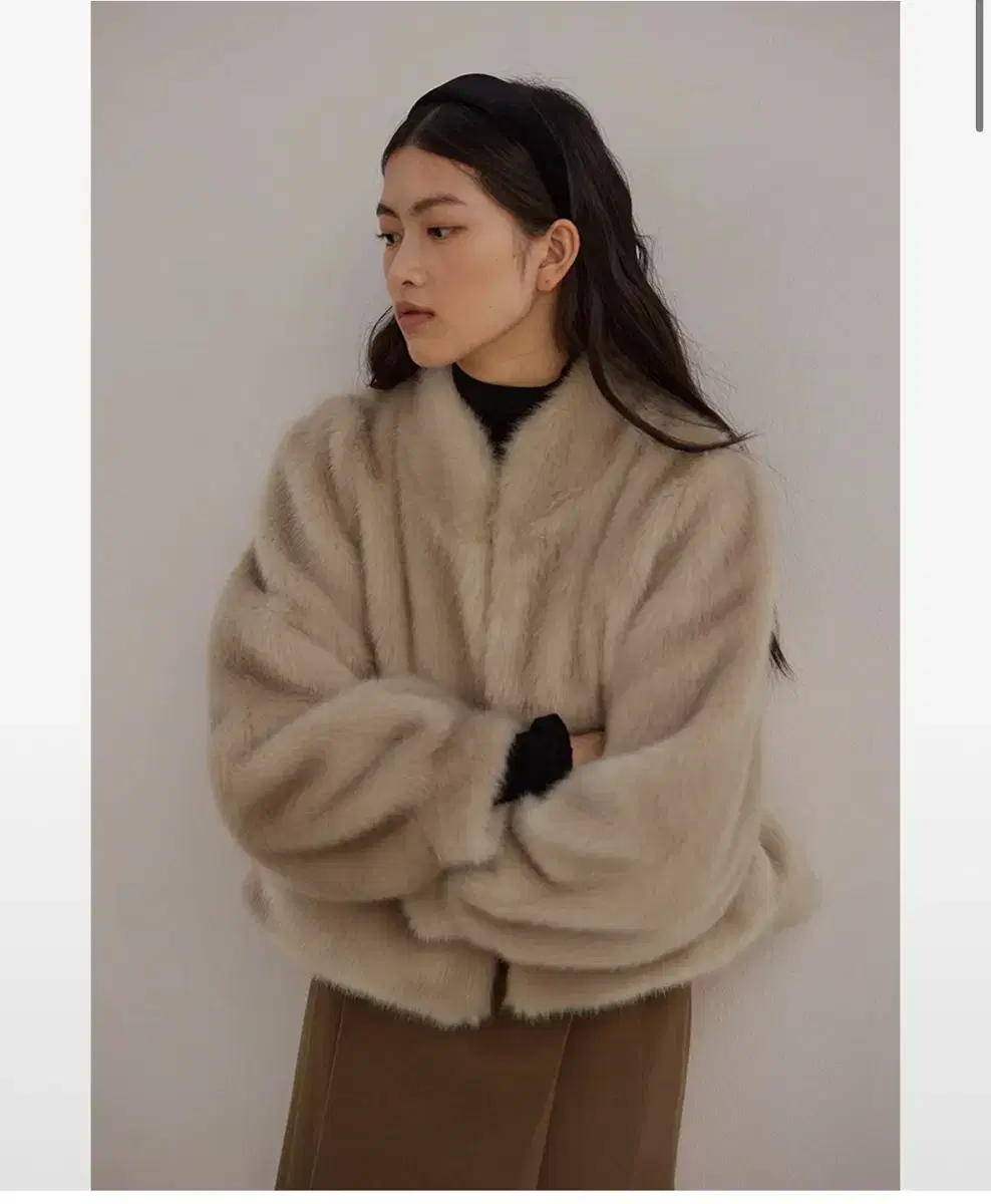 망고매니플리즈 BALLEN ECO FUR JACKET