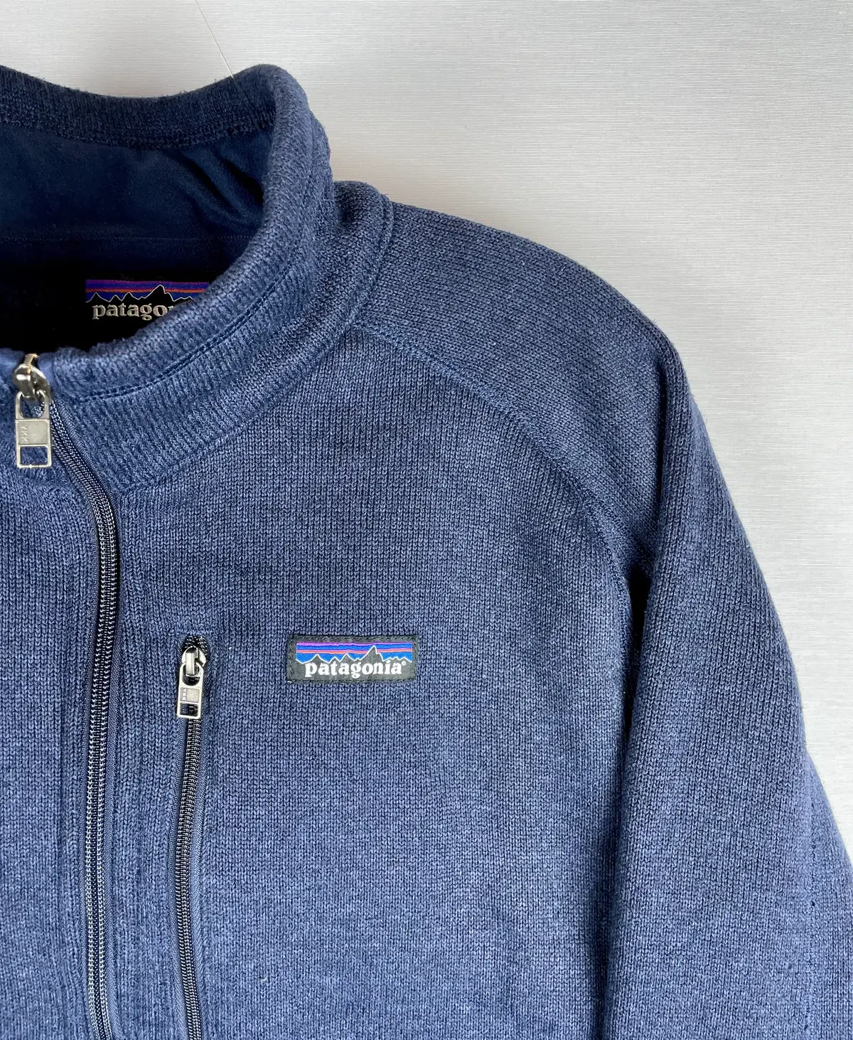 [ L ] Patagonia Sweater Half Zip Navy/pa25.