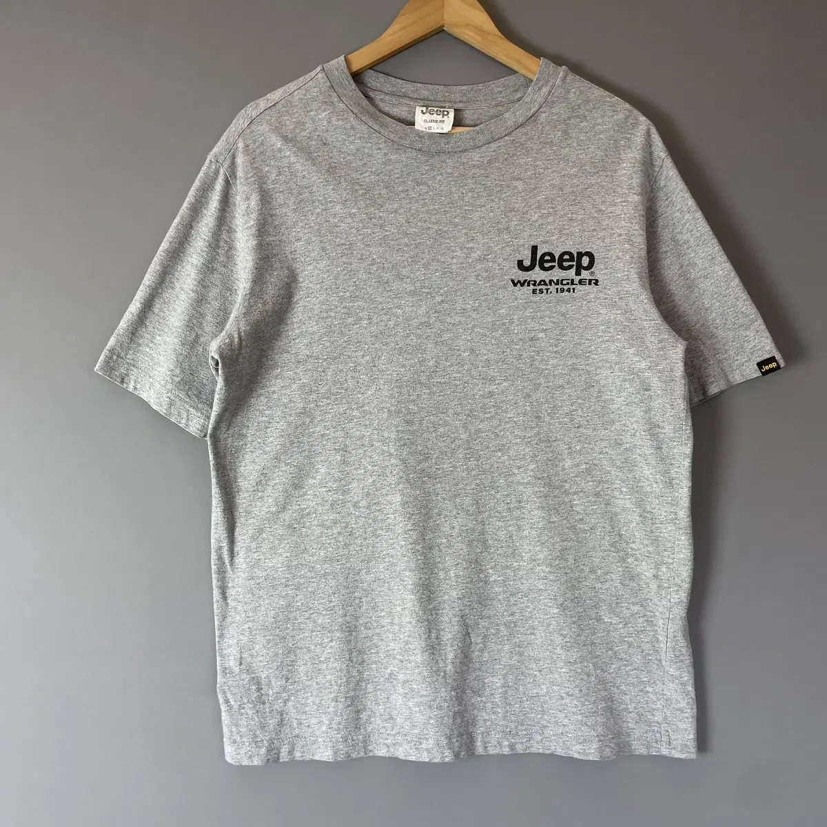 Jeep Jeep Gray Short Sleeve T-Shirt M