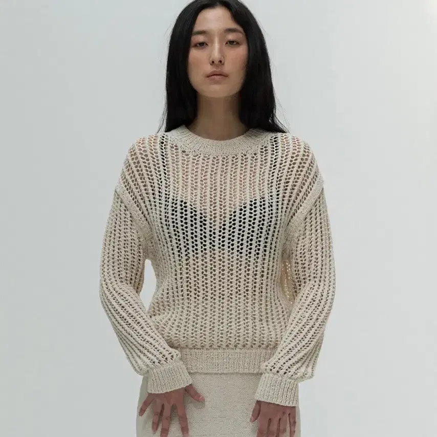 아모멘토 크로쉐 크로셰 풀오버 CROCHET PULLOVER