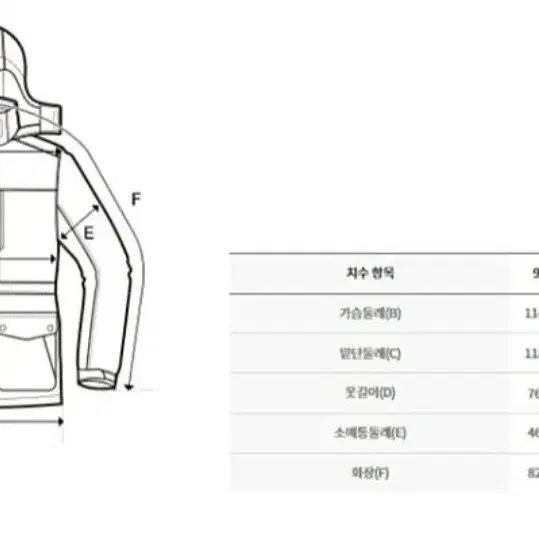 하나땡처리! 미착용 새제품 디스커버리 RDS 다운패딩 탈착가능 95