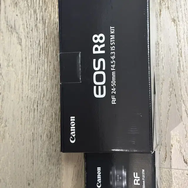 캐논 eos r8 + rf 50 단렌즈 풀박스