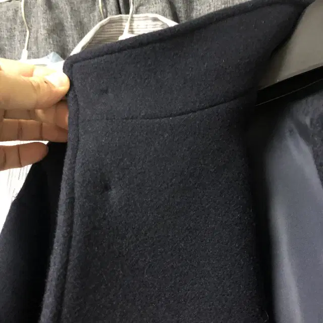 서스테인x반츠 Supply Wool Coat Navy 1사이즈