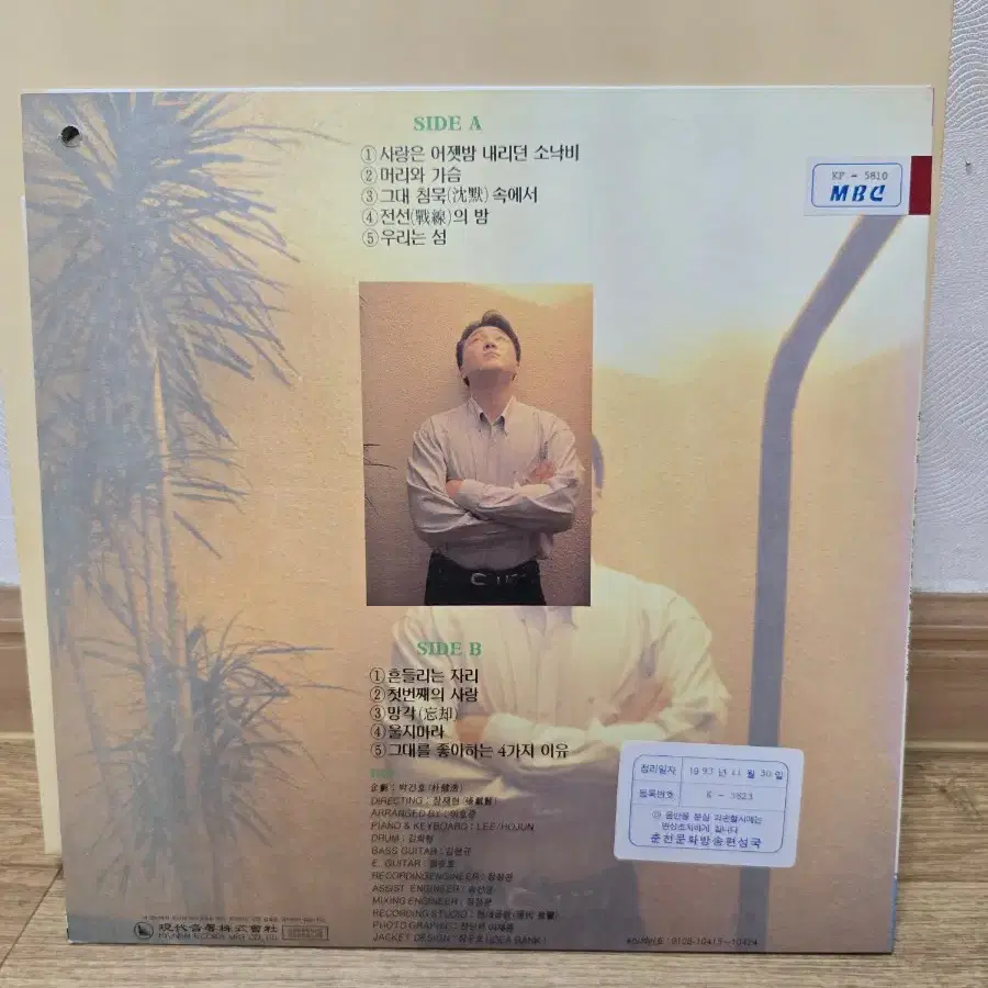 문지환 LP / 희귀반 / MINT /  춘천mbc