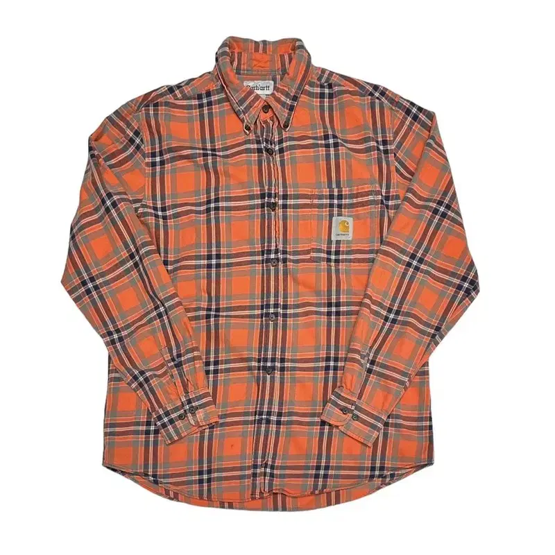 [L] Calhart Orange Check Shirt