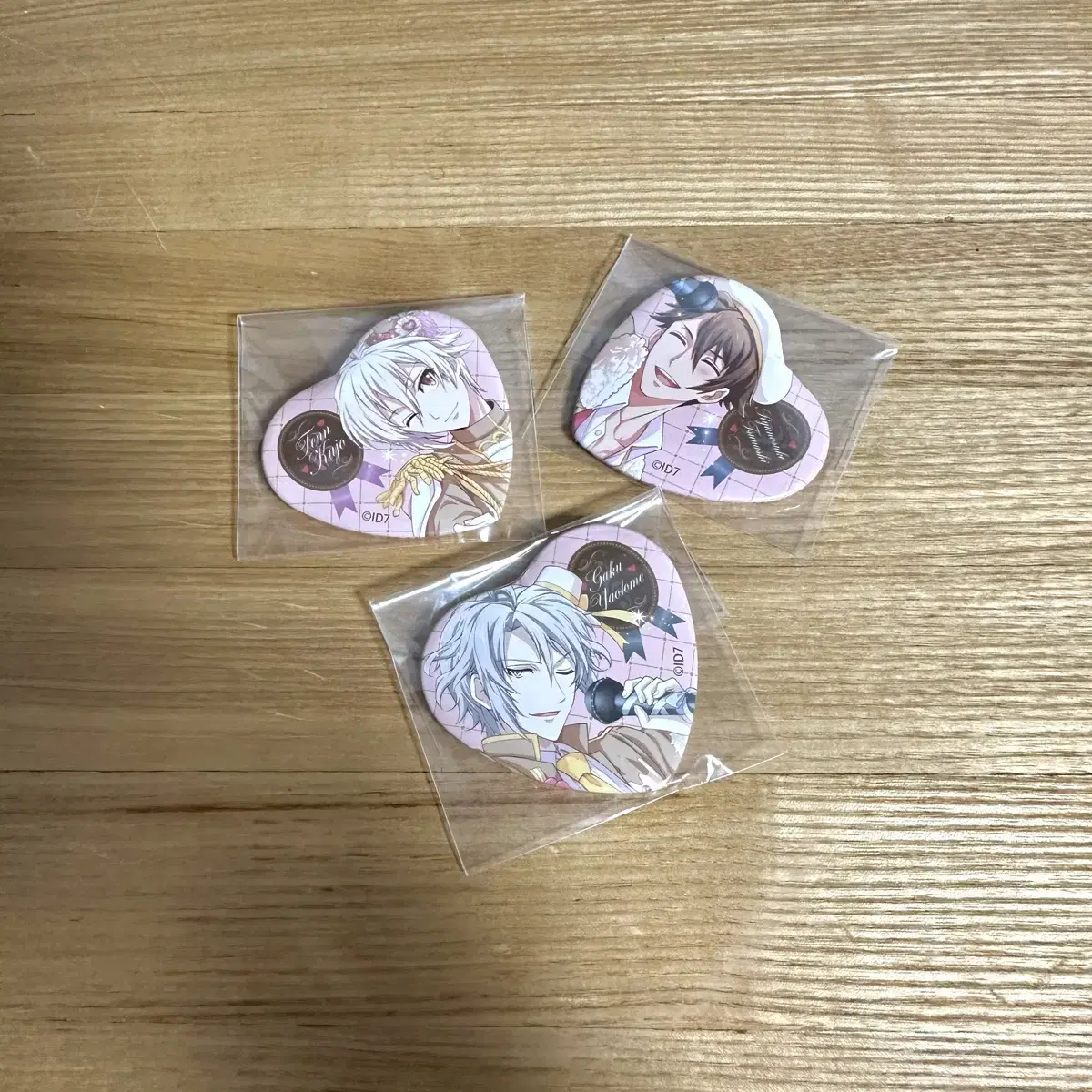 Ainana Trigger Valentine's Day Heart Can Badge (Ten, Gaku, Ryunosuke)