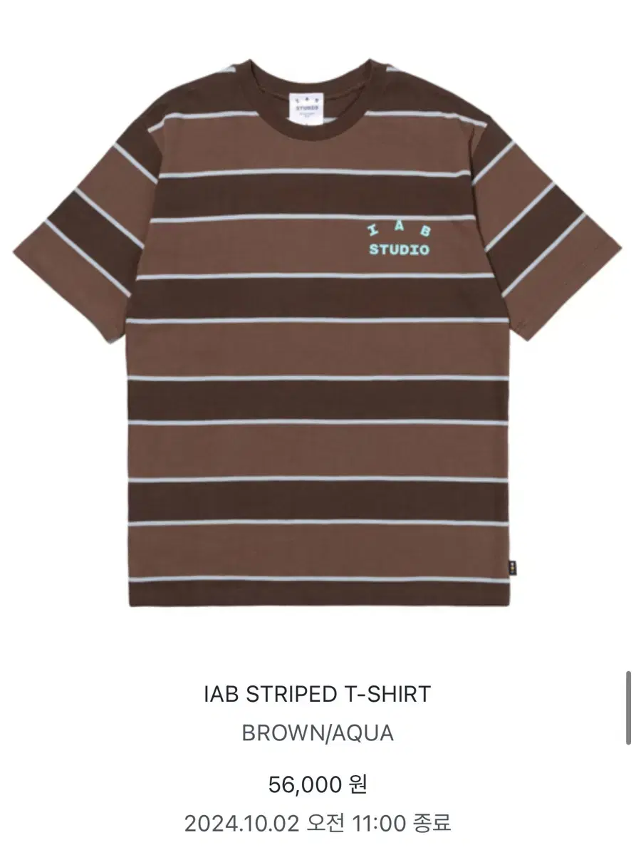 iApps Studio Stripe T-Shirt L Change shipping address