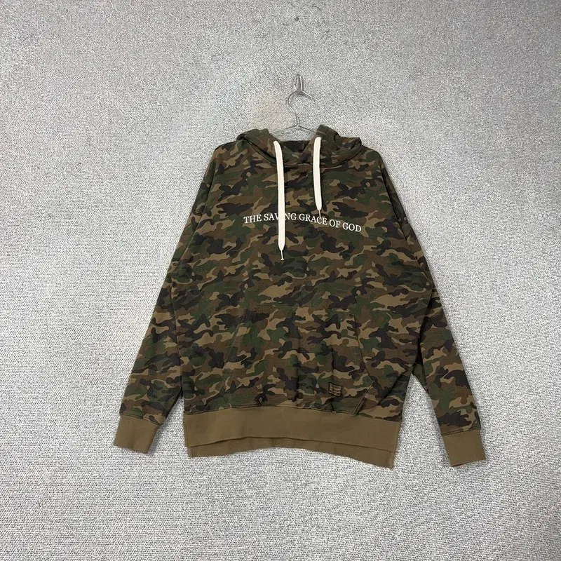 Saint페인 Vintage Military Khaki Hoodie M