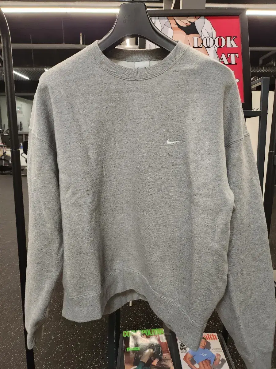 Nike Solo Swoosh Heather Gray 2XL