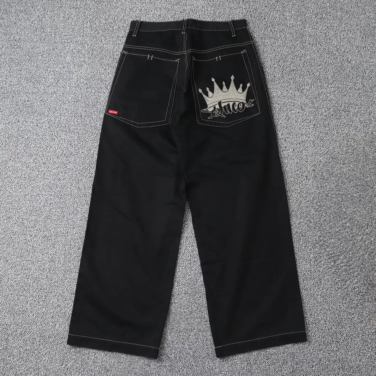 JNCO 징코 크라운 스티치 와이드 데님 팬츠 (32)