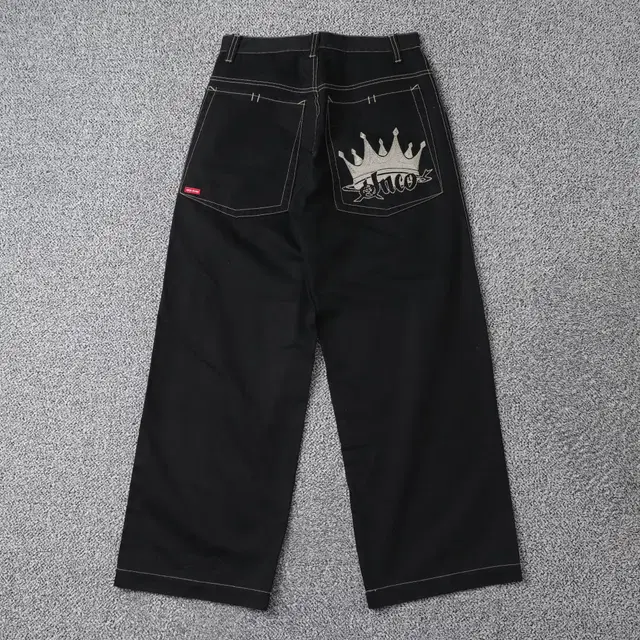 JNCO 징코 크라운 스티치 와이드 데님 팬츠 (32)