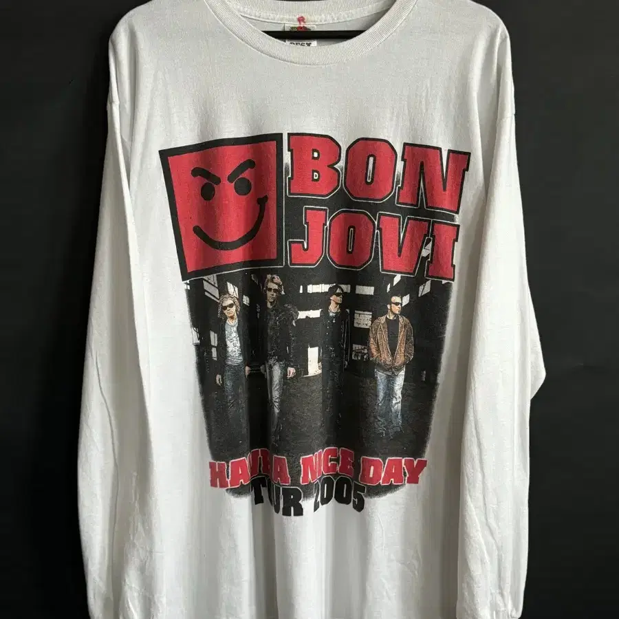 빈티지 05s Bon Jovi 밴드 HAVE A NICE DAY 투어 롱