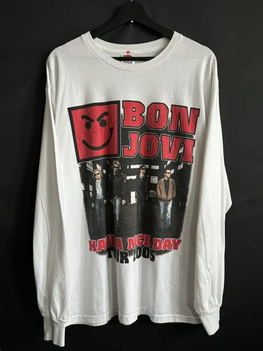 빈티지 05s Bon Jovi 밴드 HAVE A NICE DAY 투어 롱