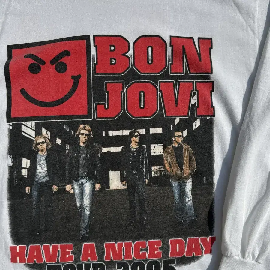 빈티지 05s Bon Jovi 밴드 HAVE A NICE DAY 투어 롱