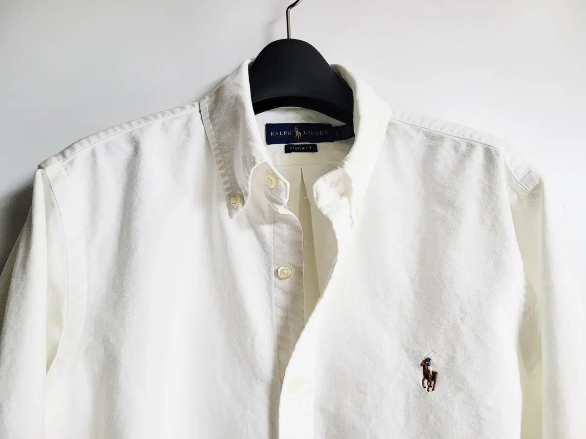 Polo White Oxford Cotton Shirt S Unisex Pol1009