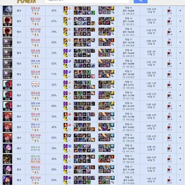 C1 후기1위 리그오브레전드 LOL 무사고챌린저 개인상점