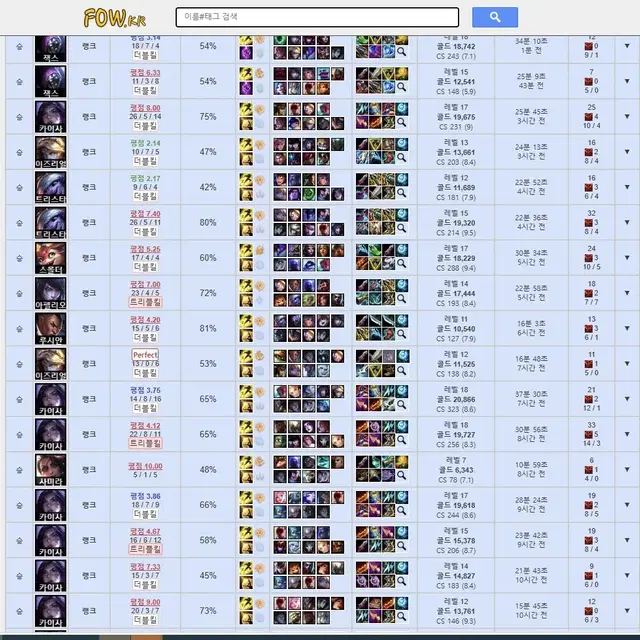 C1 후기1위 리그오브레전드 LOL 무사고챌린저 개인상점