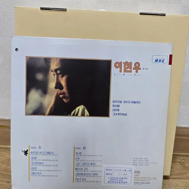 이현우 1집 LP / 희귀반 / MINT / 춘천mbc