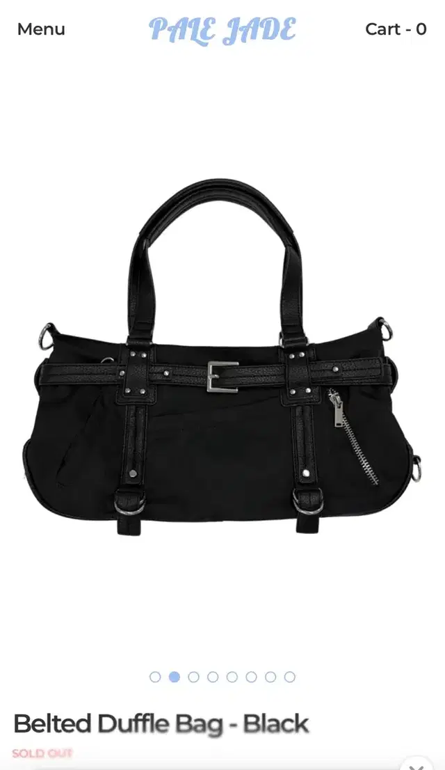 페일제이드 Beltd Duffle Bag 블랙