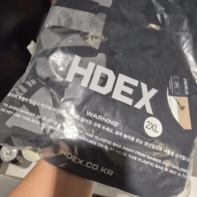 hdex 에이치덱스 자이언트핏 반팔 블랙 2XL